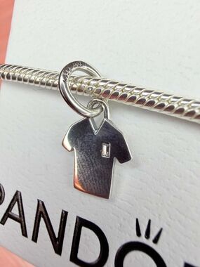 Pandora Silver T-Shirt Charm Bracelet Pendant